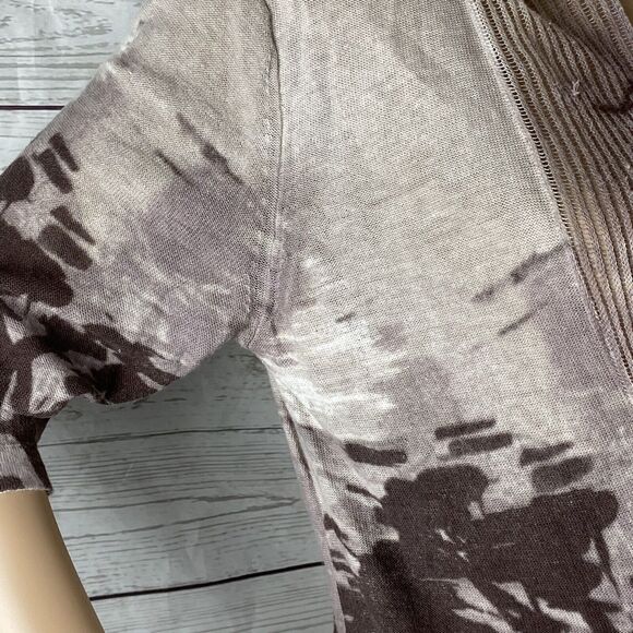 Chico's Size 1 Cardigan African Savanna Elephant Print - Picture 5 of 12